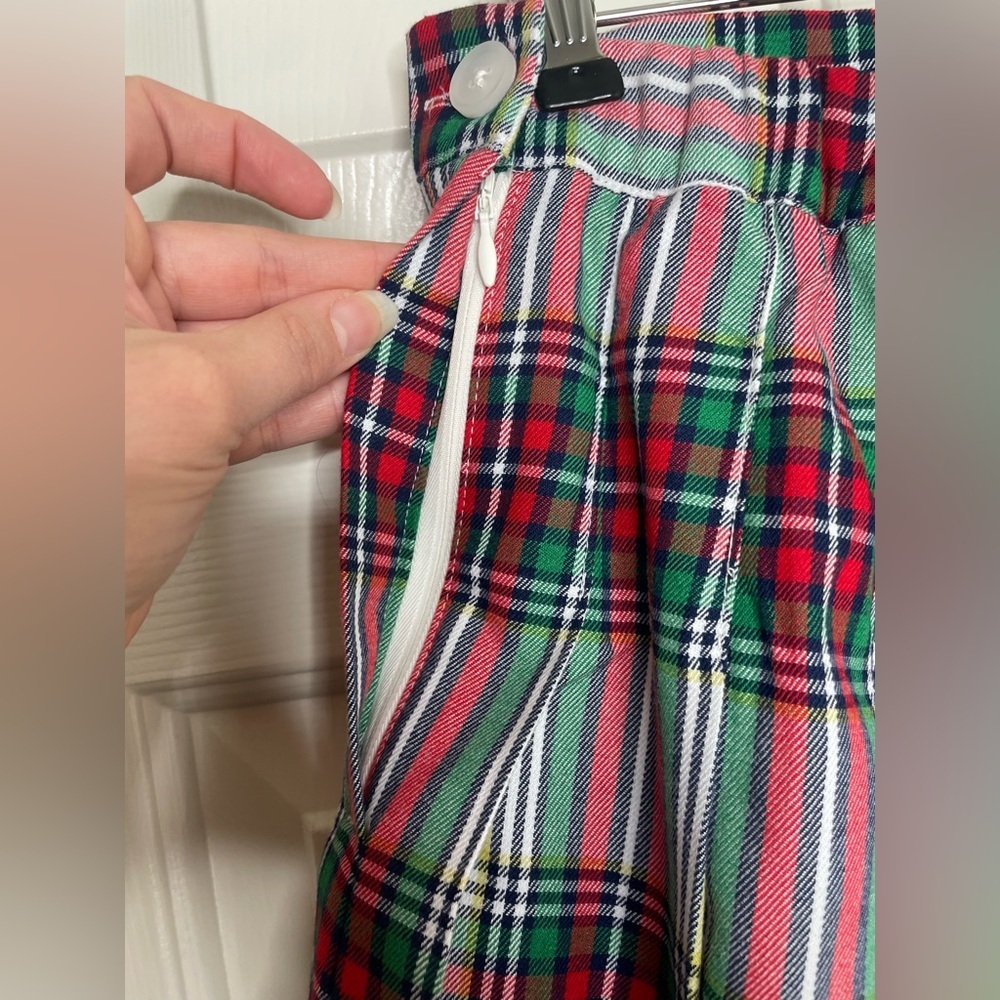 Aerie pleated plaid preppy holiday mini schoolgirl skirt | M - Picture 3 of 7